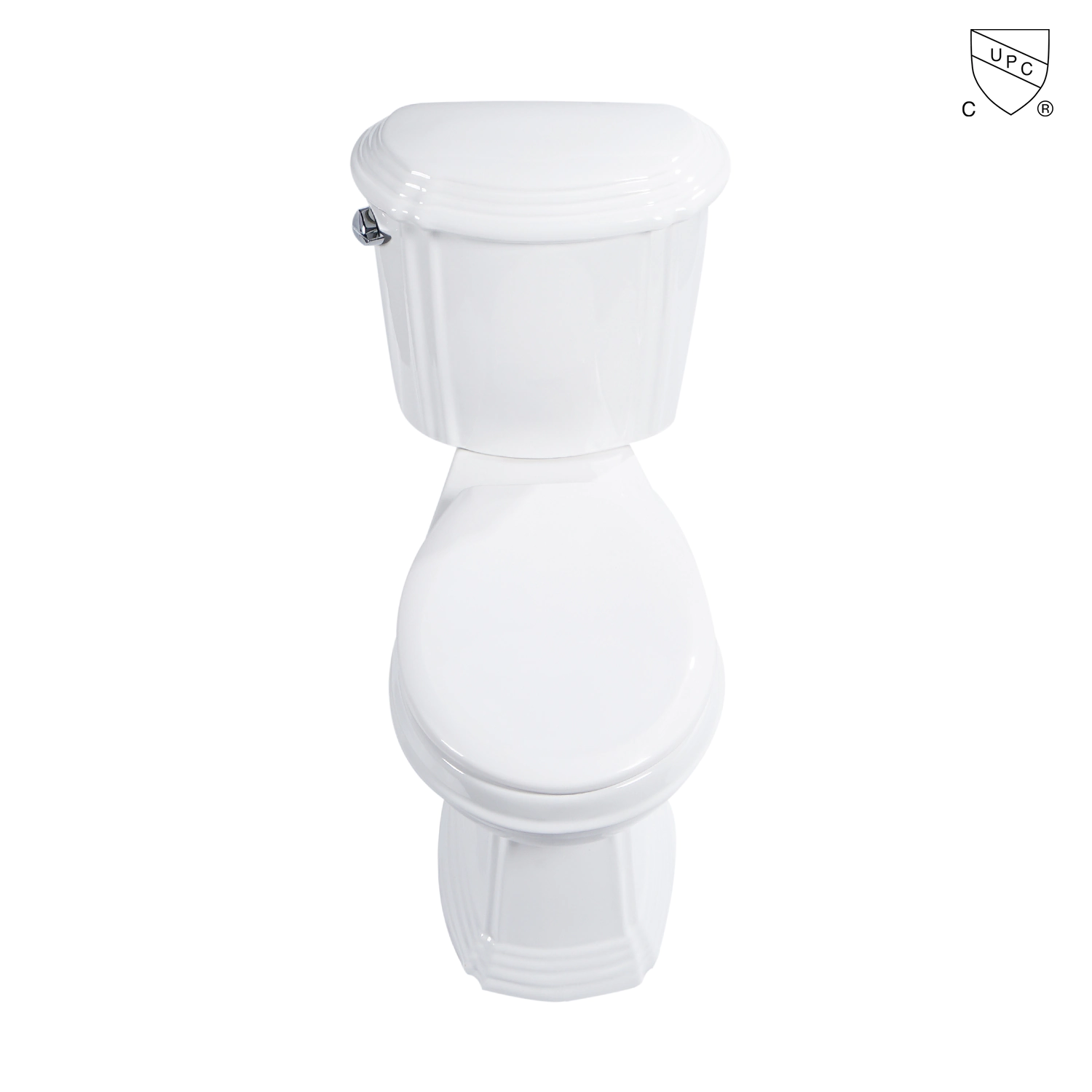 cupc certified single flush two piece toilet with round toilet bowl, MA-9937